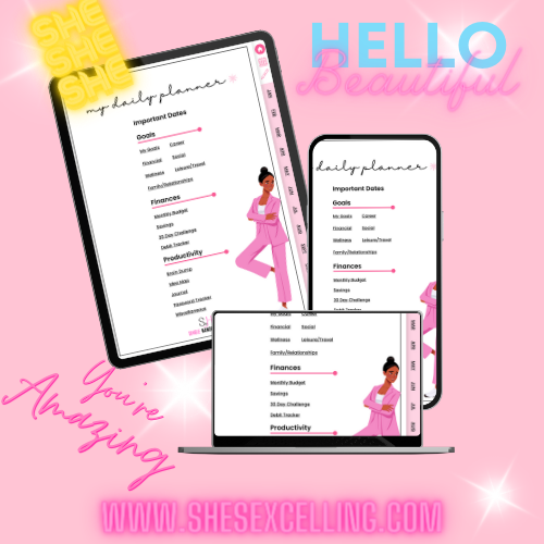 SHE DIGITAL PLANNER 2024