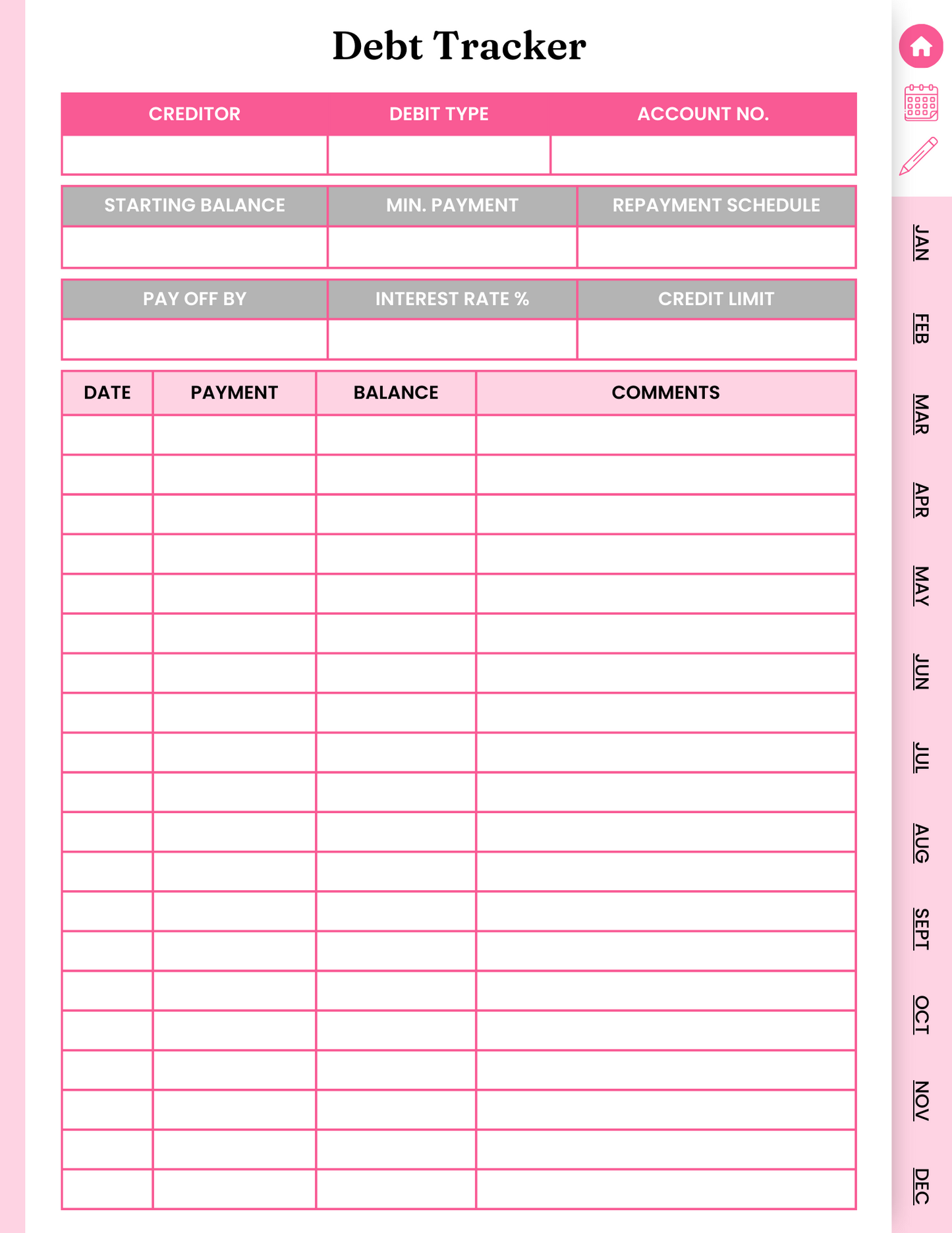 SHE DIGITAL PLANNER 2024