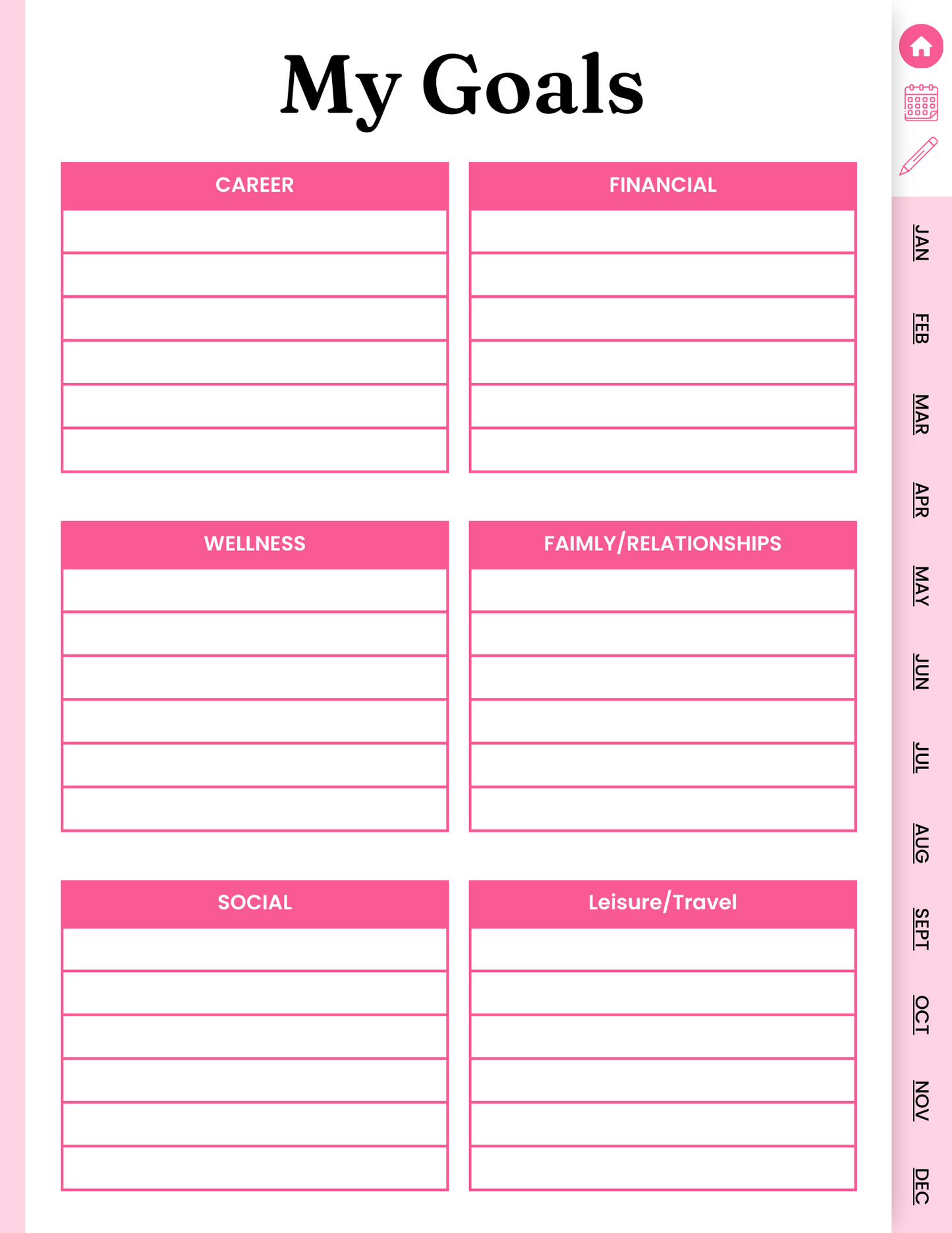 SHE DIGITAL PLANNER 2024