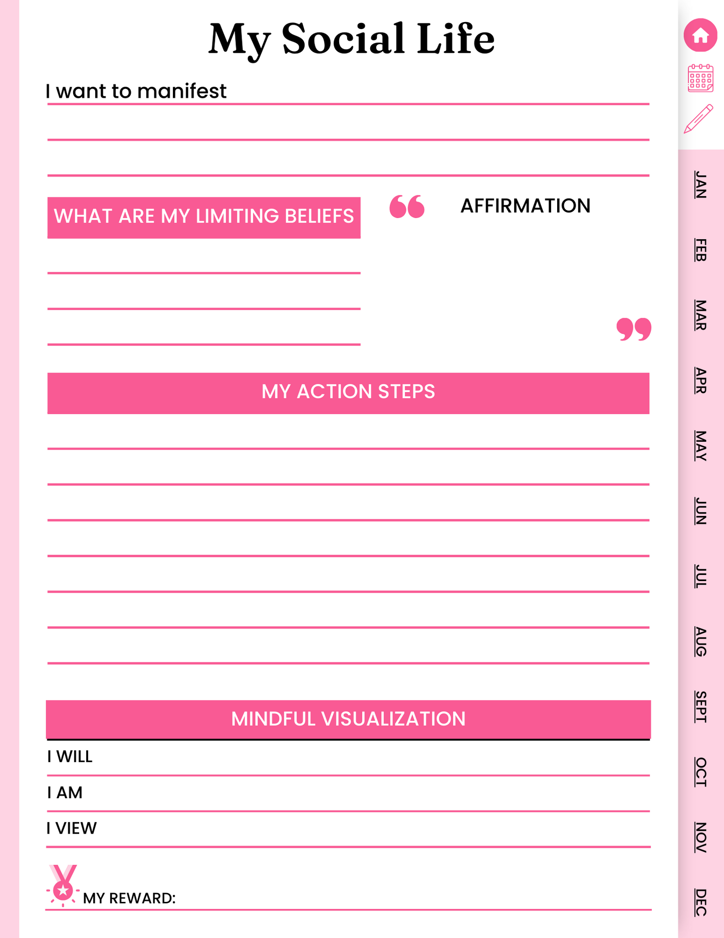 SHE DIGITAL PLANNER 2024
