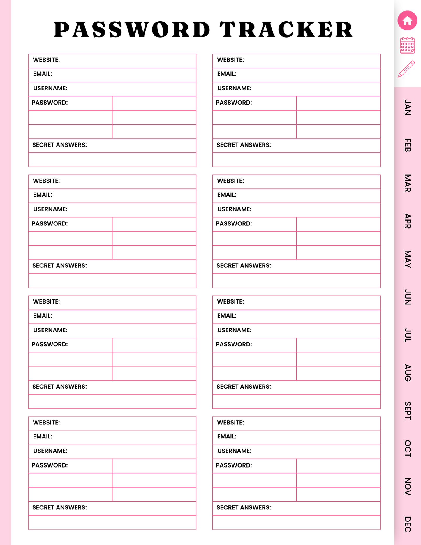 SHE DIGITAL PLANNER 2024