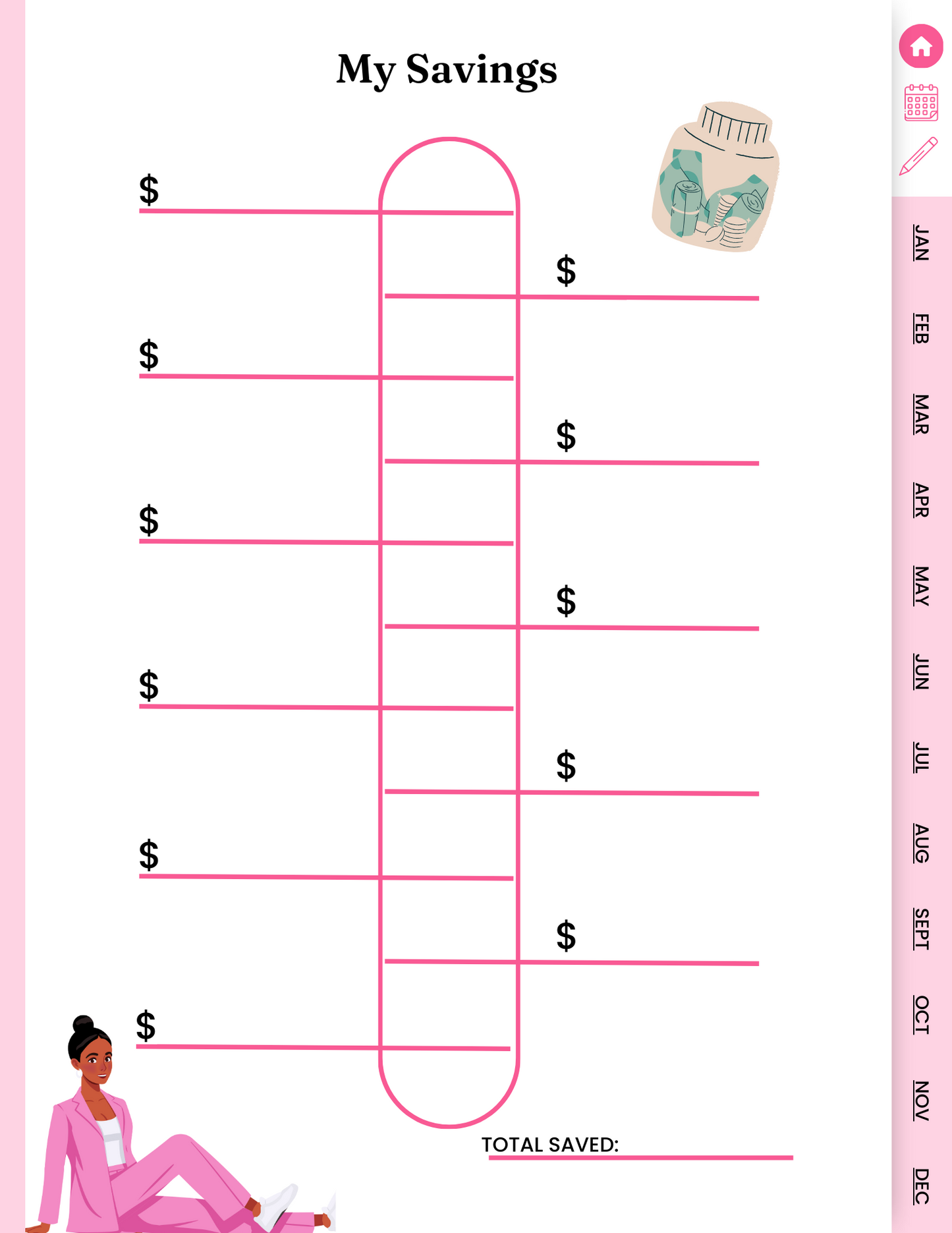 SHE DIGITAL PLANNER 2024